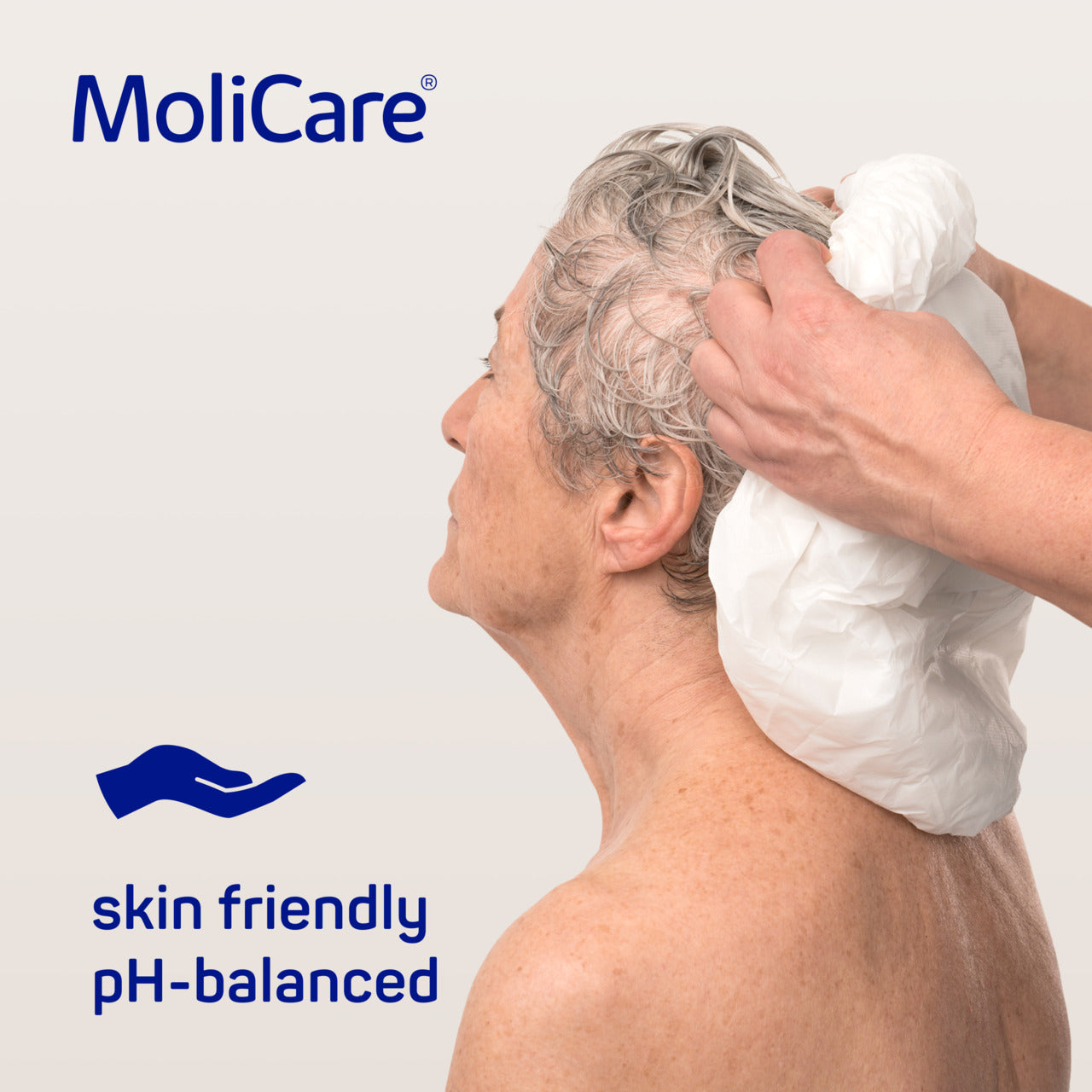 MoliCare Skin Rinse free shampoo cap