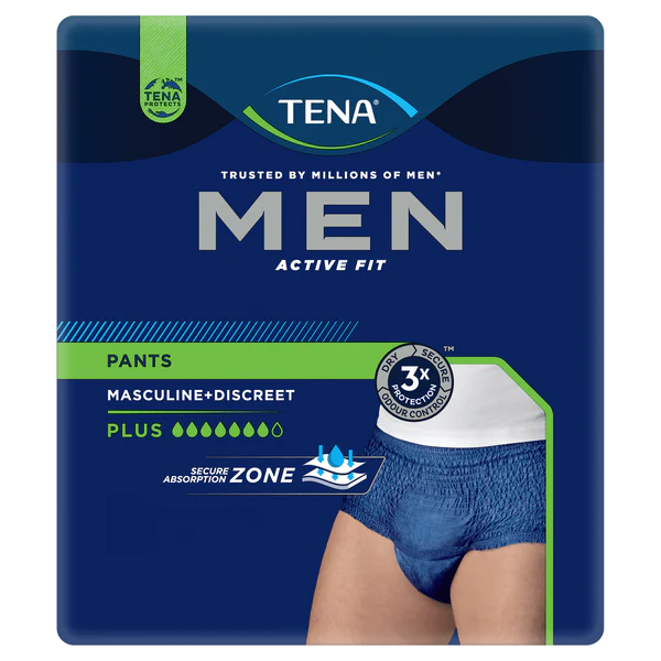TENA Men Active Fit Navy Pants