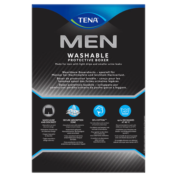 TENA Men's Washable Incontinence Underwear