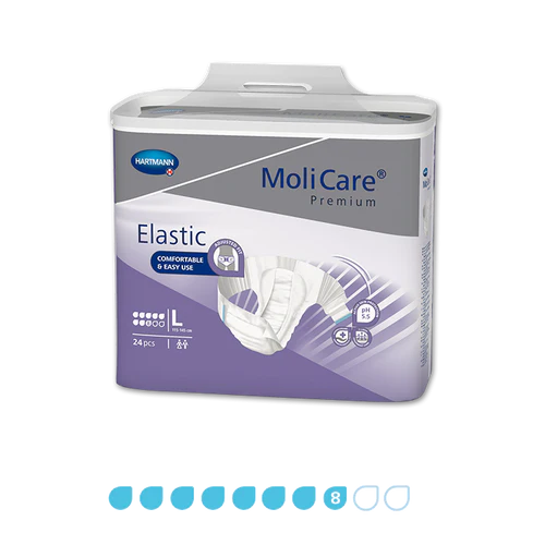 MoliCare Premium Elastic 8 Drops Slip Open Style