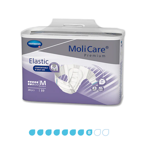 MoliCare Premium Elastic 8 Drops Slip Open Style