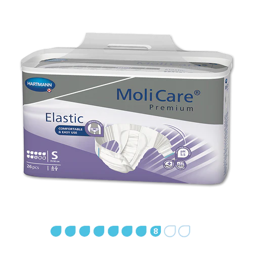 MoliCare Premium Elastic 8 Drops Slip Open Style